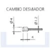 CAMBIO DESVIADOR ESTÁNDAR 1,3L 2000mm CAJA 100 CABLES -Tienda De Equipos Gobik cambio desviador estandar 13l 2000mm
