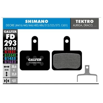 PASTILLA DE FRENO FD-293 GALFER 3 PASTILLA DE FRENO FD-293 GALFER