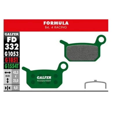 PASTILLA DE FRENO FD-332 GALFER 3 PASTILLA DE FRENO FD-332 GALFER
