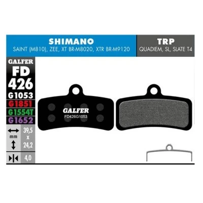 PASTILLA DE FRENO FD-426 GALFER 3 PASTILLA DE FRENO FD-426 GALFER
