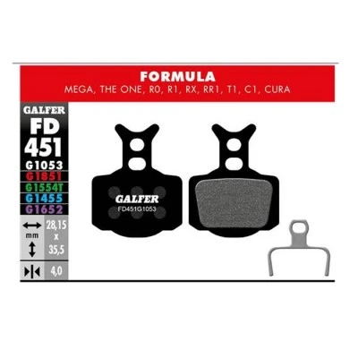 PASTILLA DE FRENO FD-451 GALFER 3 PASTILLA DE FRENO FD-451 GALFER