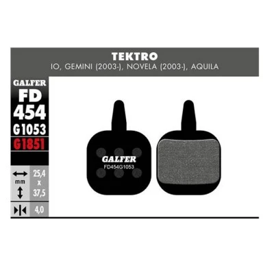 PASTILLA DE FRENO FD-454 GALFER 3 PASTILLA DE FRENO FD-454 GALFER