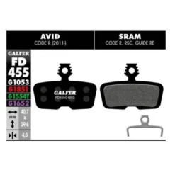 PASTILLA DE FRENO FD-455 GALFER