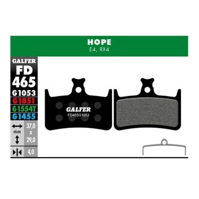 PASTILLAS DE FRENO FD-465 GALFER 3 PASTILLAS DE FRENO FD-465 GALFER