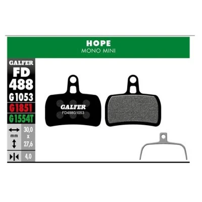 PASTILLAS DE FRENO FD-488 GALFER 3 PASTILLAS DE FRENO FD-488 GALFER