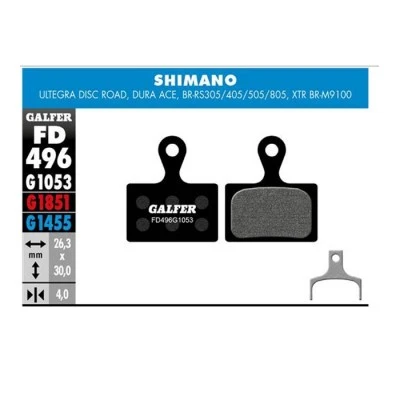 PASTILLAS DE FRENO FD-496 GALFER 3 PASTILLAS DE FRENO FD-496 GALFER