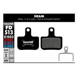 PASTILLAS DE FRENO FD-513 GALFER